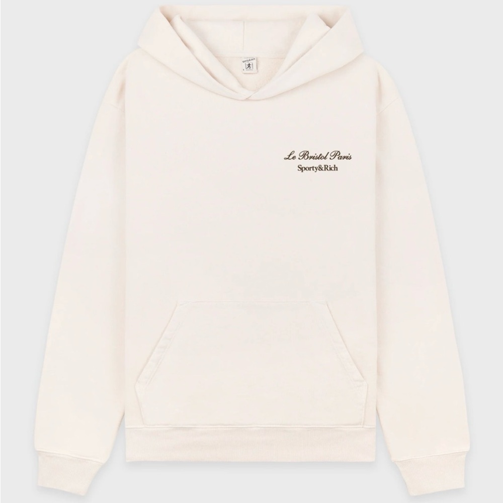 Sporty & Rich Cream Faubourg Hoodie New size medium